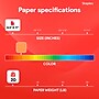Staples Brights Multipurpose Colored Paper, 20 lbs., 8.5" x 11", Orange, 500/Ream (25208)~#|#~BE2F1691-05D5-4D82-85780FF56AD7AAF8_sc7