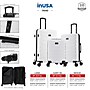 InUSA Trend 3-Piece Hardside Spinner Carry-On Luggage Set, TSA Checkpoint Friendly, White (IUTRESML-WHI)~#|#~BE2F21CE-B07E-4853-87D8BAFBE929C29A_sc7