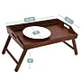 Rossie Home Media 19.7" x 11.8" x 2.6" Bed Tray, Java Bamboo (78002)~#|#~BE2FB50C-3F46-4EDD-92E5B95F59CFB3C0_sc7