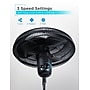 Black & Decker 16" Oscillating Pedestal Fan, 3-Speed, Black (BFP16MXB)~#|#~BE3734D9-7616-404C-AFF7D103CAC74085_sc7