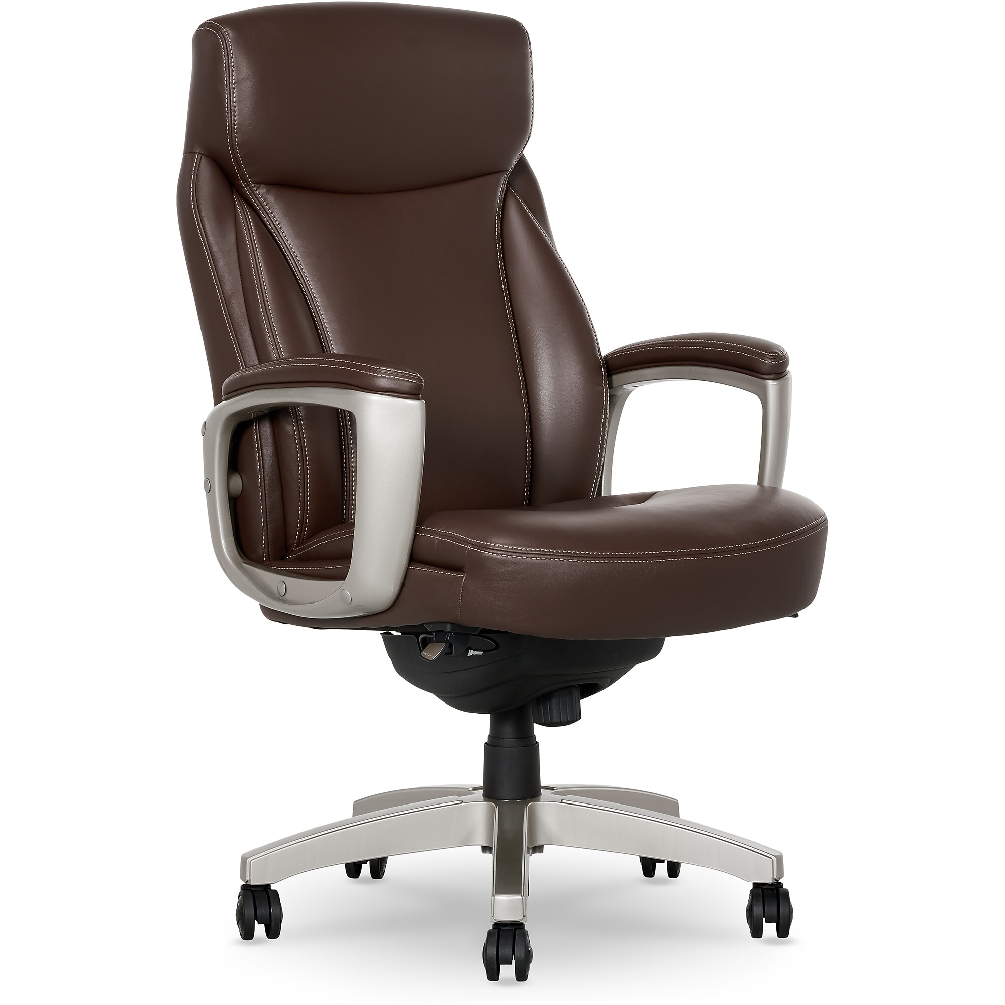 La-Z-Boy Arcadian Ergonomic Bonded Leather Swivel Executive Chair, Brown (60008) Sansujyuku sansujyuku.com