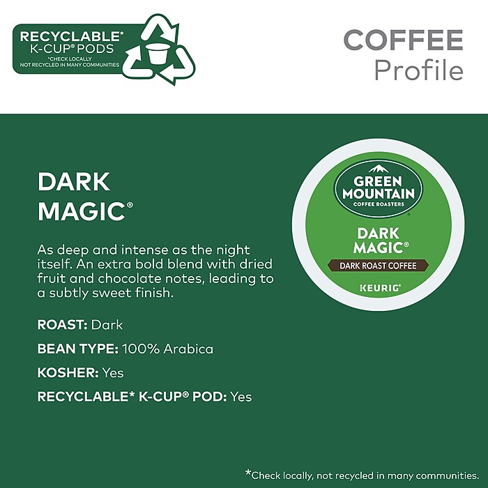 Green mountain dark magic discount