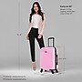 DUKAP Inception 22.04" Hardside Suitcase, 4-Wheeled Spinner, TSA Checkpoint Friendly, Pink (DKINC00S-PNK)~#|#~BE3907AB-228D-4888-AA0E71B1E024EEDC_sc7
