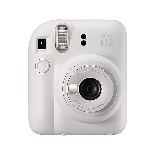 Fujifilm INSTAX Mini 12 Instant Print Camera, Clay White (16806274