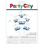 Party City 12" Limited Time Only Latex Balloons, White/Blue, 10/Pack (AM60050889-P)~#|#~BE3E0158-6374-49B9-81C8D9D1B0226773_sc7