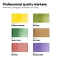 Winsor & Newton Promarker Dual-Tip Watercolor Alcohol Based Marker, Foliage Tones, 6/Pack (WNX0290169)~#|#~BE409E4B-FC23-4A72-AB50D7677BA105A1_sc7