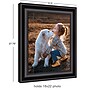 Amanti Art Grand 18" x 24" Polystyrene Picture Frame, Black Satin (A42678297448)~#|#~BE489132-EC75-4906-865391C3DD4D9235_sc7