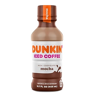 Dunkin' Donuts Iced Mocha Coffee, 13.7 oz., 12/Carton (049000072389)~#|#~BE4D3890-DC95-414E-AE27A11D7598686C_sc7