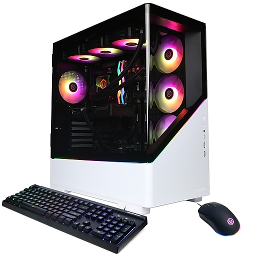 CyberPowerPC Gaming Desktop Computer, AMD Ryzen 7 9800X3D, Radeon