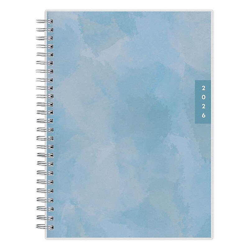 2026 Blue Sky Fennel x 5.875" Weekly & Monthly, Plastic Cover (154918) image 1