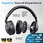 Treblab Z7-Pro Hybrid Wireless Active Noise Canceling Over-Ear Headphones, Bluetooth, Black~#|#~BE51AC8C-5A0A-4843-9E640AACCE8BB390_sc7