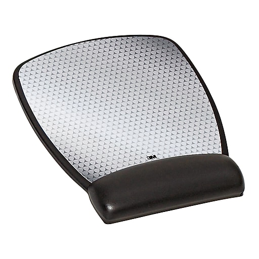 3M Precise Mouse Pad with Gel Wrist Rest, Optical Mouse Performance