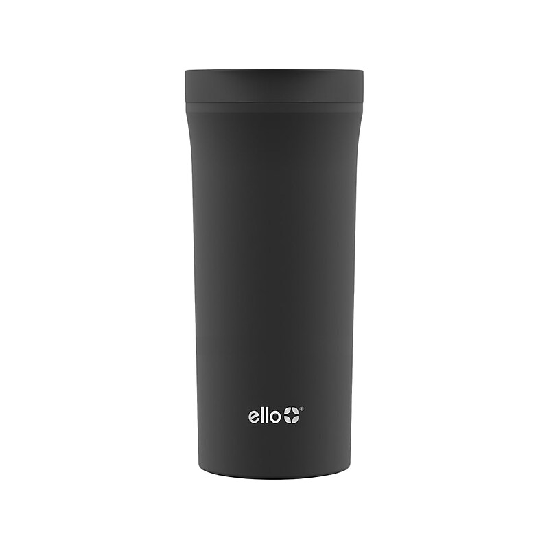 ello Arabica Stainless Steel Vacuum Insulated Travel Mug, 14 oz., Black (465-0999-400-6) image 1