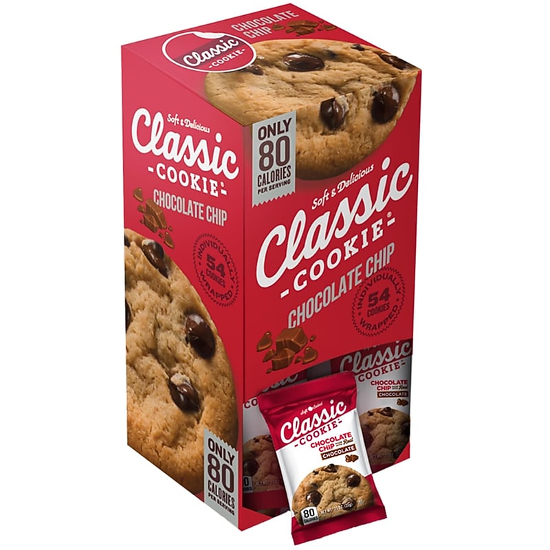 Classic Cookie Chocolate Chip Cookies, .75 oz., 54/Pack (220-02862) image 1