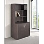Boss Office Products Storage Cabinet/Bookcase Combo, Driftwood (GROUPA24-DW)~#|#~BE5FFA54-632D-411F-B9E06D4614BBD581_sc7