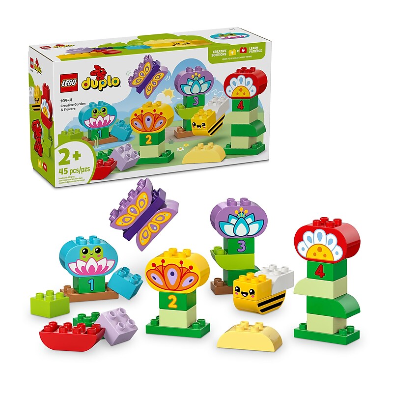 LEGO DUPLO Town Creative Garden & Flowers, 45 Pieces (10444) image 1