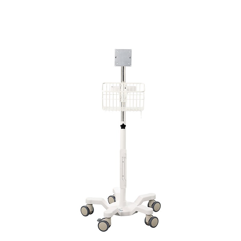 Viva Comfort Mobile Stand for Welch Allyn 4400 & Connex Spot Monitor, Adjustable, White (ADI912-C-MP-01-MK) image 1