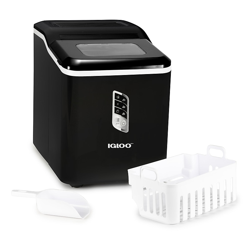 Igloo Countertop Ice Maker, Black (IGLICEBSC26BK) image 1