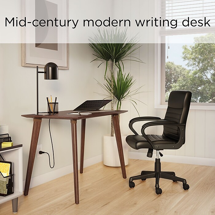 Solid wood desk staples discount