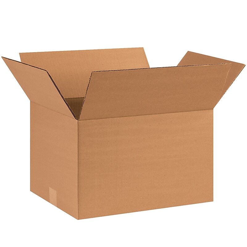 16" x 12" x 10" Heavy Duty Shipping Boxes, 32 ECT, 25/Pack (BS161210) image 1