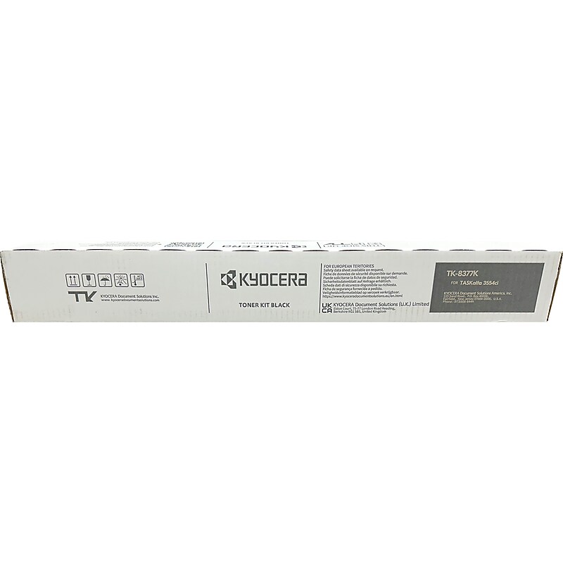 Kyocera TK-8377K Black Standard Yield Toner Cartridge (1T02XD0US0) image 1