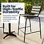 Flash Furniture Lila Commercial Indoor-Outdoor Restaurant Bar Height Stool, Black (TLH015HBK)~#|#~BE7D55BB-99AC-4F92-98E86C53F88DF4F8_sc7