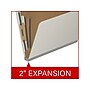 Medical Arts Press Pressboard Classification Folder, 2 Dividers, 2" Expansion, Letter Size, Gray, 10/Box (DV-T42-26-3GRY)~#|#~BE7DE6D5-D599-4F18-A5E843E8BFB7402B_sc7