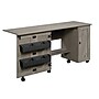 Sauder Select Craft/Sewing Cart, Mystic Oak (426136)~#|#~BE966EC2-25D0-4E2F-BA8814F471608650_sc7