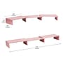 Mind Reader Adjustable Dual Monitor Stand, Up to 44 lbs., Pink (MDFMOND-PNK)~#|#~BE9E1193-8C7E-4258-98585E0AE0394018_sc7