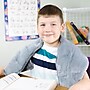 Bouncyband Sensory Weighted Dual Texture Shoulder Wrap for Kids, 40" x 12", Gray (BBALPWR5GY)~#|#~BE9E5D66-3CC4-40AA-BA011208673D6FD7_sc7
