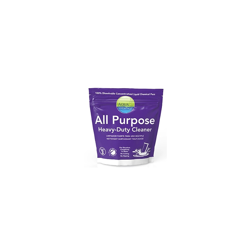 Aqua Chempacs All Purpose Heavy-Duty Cleaner, Lavender Scent, 20 Pods/Bag (9320955) image 1