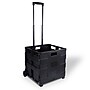 Staples Plastic/Poly Mobile Utility Cart with Dual Wheel, Black (ST60714-CC)~#|#~BEA9BE56-3AFF-41F0-B12FBCB57CEC949B_sc7