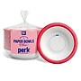 Perk™ 12 oz. Heavy Duty Paper Bowl, White/Red, 50/Pack (53207)~#|#~BEA9F0B1-0DD7-47BB-BE6C721D08FC06F2_sc7