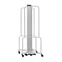 National Public Seating Robo Series 7-Panel Folding Mobile Room Divider, 72"H x 164"W, Black Fabric (RDG6-7PT10)~#|#~BEAD5658-7F85-42AA-8808099A8195DBC6_sc7