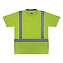 Ergodyne GloWear 8286BK High Visibility Short Sleeve Black Bottom T-Shirt, ANSI Type R Class 2, Lime, 5XL (22169)~#|#~BEAFE1C1-A948-46EA-B5C170E56437D5D5_sc7