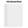Staples Wide Ruled Filler Paper, 8" x 10.5", White, 100 Sheets/Pack, 12 Packs/Carton (TR23904)~#|#~BEB5FAF0-B2BD-4283-9AF5D69AE7F04A43_sc7
