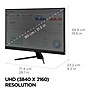 ViewSonic 32" 4K Ultra HD 60Hz LED Monitor, Black (VX3267U-4K)~#|#~BEB6AEAC-20EA-44B8-BC8252820471947E_sc7