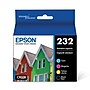 Epson 232 Cyan/Magenta/Yellow/Black Standard Yield Ink Cartridges, 4/Pack (T232120-BCS)~#|#~BEB7F65D-FBF8-4149-9BCF53A09DB7D88E_sc7