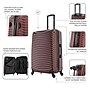 DUKAP Adly 28" Hardside Suitcase, 4-Wheeled Spinner, TSA Checkpoint Friendly, Wine (DKADL00L-WIN)~#|#~BEBB683A-C84C-4F0A-8B9A9D11809E12C1_sc7