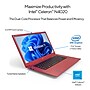 Core Innovations CLT2156 15.6" LCD Laptop, 2.8Ghz, 4GB RAM, 64GB SSD, Windows 11 Home, Red (CLT2156RD)~#|#~BEBE7D64-0CB1-4CD6-B1FD130773CA4AE3_sc7