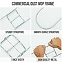 BISON LIFE 36" Dust Mop Frame, Metal, Silver, 12/Pack (BPES-MDMF-36-12)~#|#~BEBFF569-1093-42CB-9EA9F3799686886B_sc7