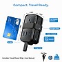 Uncaged Ergonomics Travel Power Strip with USB-C, 3 AC, 2 USB-C (20W), 1 USB-A, 3.4 ft Cord, Black~#|#~BEC07B06-2E4A-4D64-ACFEF8DBE36E468C_sc7