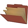 Medical Arts Press Pressboard Classification Folder, 2 Dividers, 2" Expansion, Letter Size, Red, 10/Box (DV-T42-26-3RED)~#|#~BEC0E43C-0E9C-4E04-B08626FF079488A2_sc7