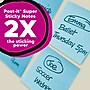 Post-it Recycled Super Sticky Notes, 3" x 3", Oasis Collection, 70 Sheets/Pad, 12 Pads/Pack (654R-12SST)~#|#~BEC88327-957B-44BC-B4F0A63780F36B47_sc7