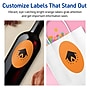 Avery Laser/Inkjet Multipurpose Oval Labels, 4" x 6", Bright Orange, 40/Pack (94057)~#|#~BED04F16-2176-4E81-B450B5CE2AA09334_sc7