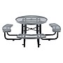 Global Industrial 46" Round Picnic Table, Expanded Metal, Gray (277150GY)~#|#~BED6C425-B8A5-49D4-9DDEA76463FA3564_sc7
