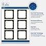 Avery Square Laser/Inkjet Multipurpose Labels, 3" x 3", White, 60/Pack (19479370897)~#|#~BED6F30D-9CAD-4944-BC9BA75A95314240_sc7
