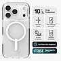 ZAGG Crystal Palace Lite Snap MagSafe Phone Case for Apple iPhone 17 Pro, Shock Absorbing, Clear (702318850)~#|#~BED90863-D803-4E8C-A5F5835F6F37B427_sc7
