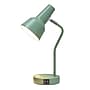 Simple Designs Sleek Essentials LED Desk Lamp, 15.2", with USB Ports, Sage Green (LD1072-SGE)~#|#~BEDDB3E6-E127-4309-A1D1E11495E89BC9_sc7
