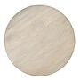Storied Home 23.5"Dia. Wooden Round End Table, 2 Shelves, Grey (EC0198)~#|#~BEE306AE-B952-427F-B9147FDC7CD03D78_sc7